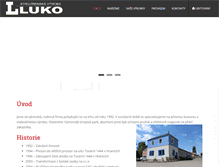 Tablet Screenshot of luko-hranice.com